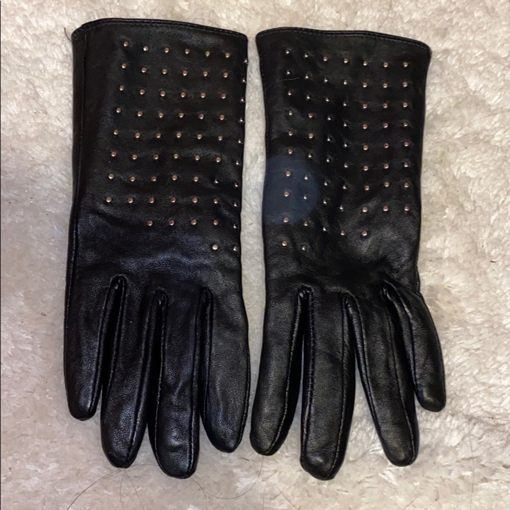 leather gloves